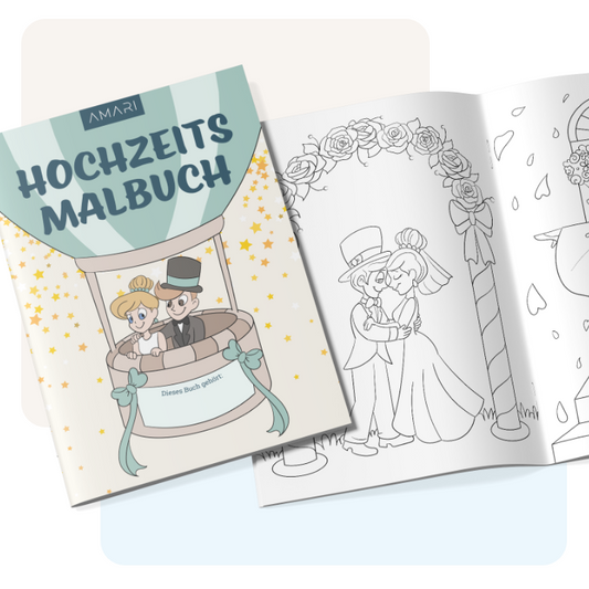 Malbuch für Hochzeiten | 10er Set