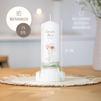 Hochzeitskerze | Flower