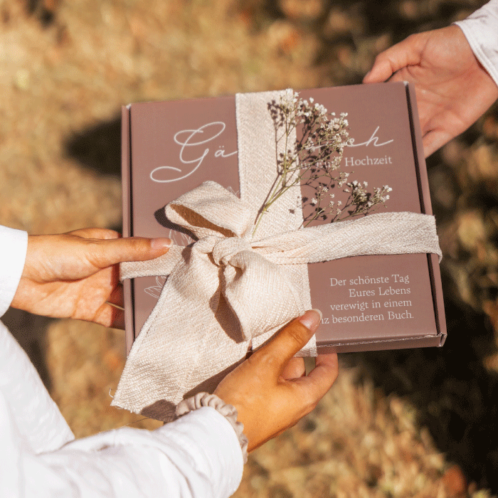 AMARI® Gästebuch zur Hochzeit - Perfektes Geschenk