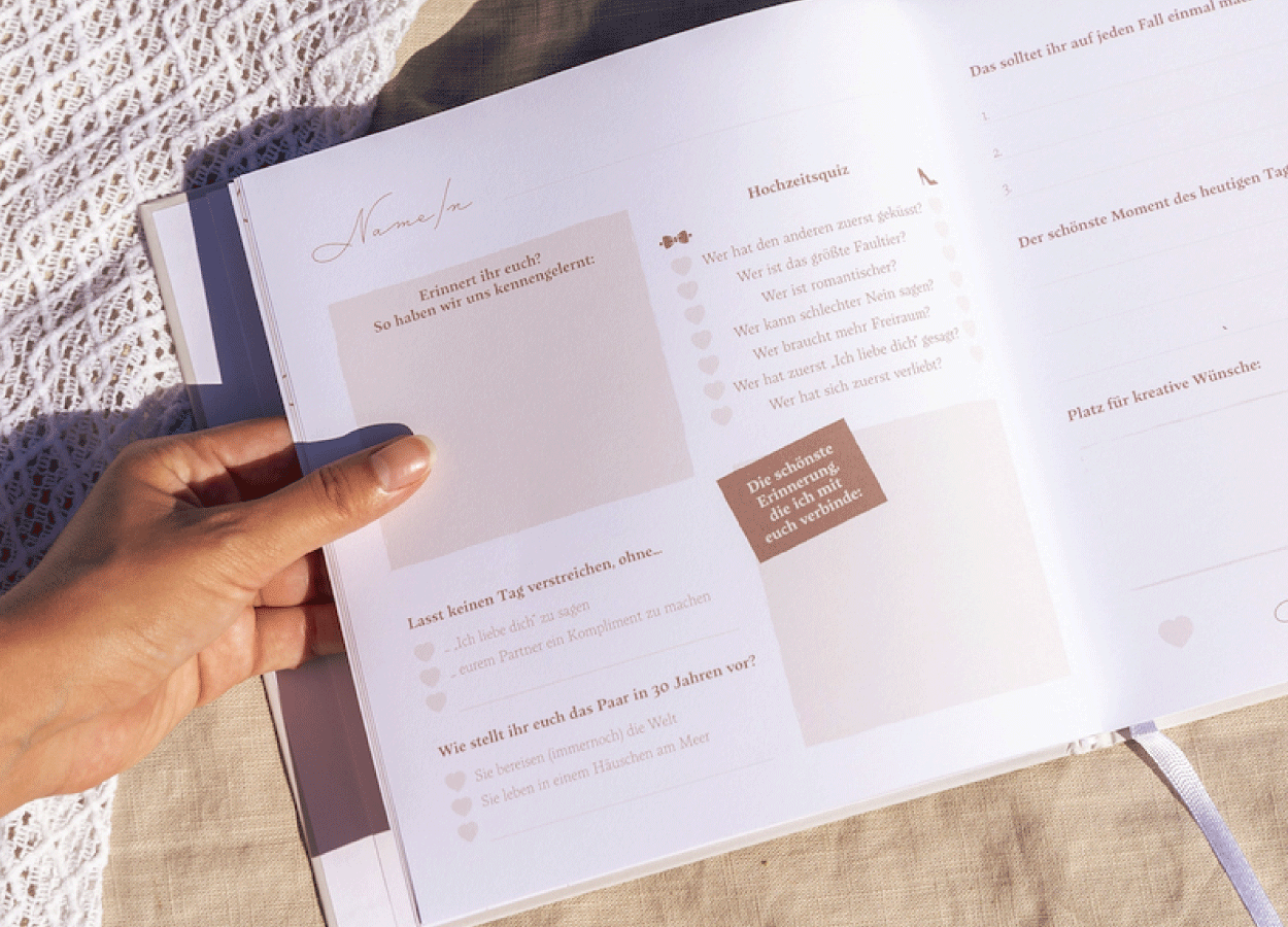 AMARI® Gästebuch zur Hochzeit - Die Gäste